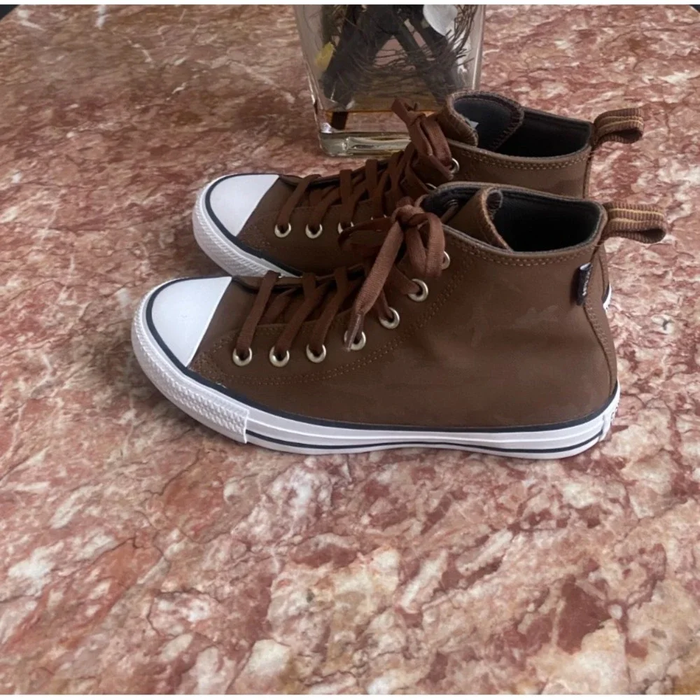 New Converse Chuck Taylor All Star Brown Camo High Top W8/M6 Tectuff Waterproof